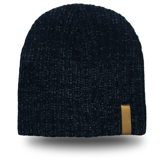 2. Schwarze Namensmütze, Second Edition, gestrickt mit Reflex (1 Größe)