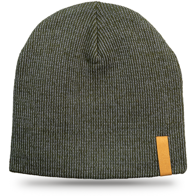 2.v Grüne Namensmütze, Second Edition, gewebt mit Reflex (1 Größe)