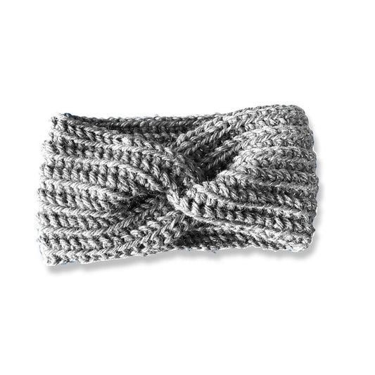 Stirnband mit Reflex Grau