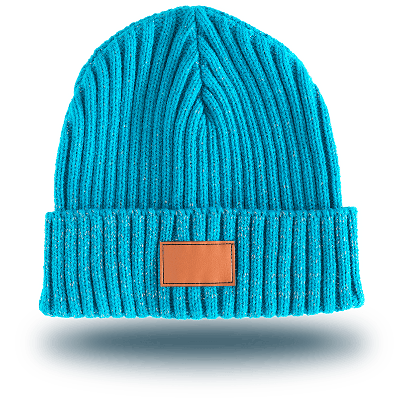 1. Schwarze Namensmütze, First Edition, gestrickt mit Reflex